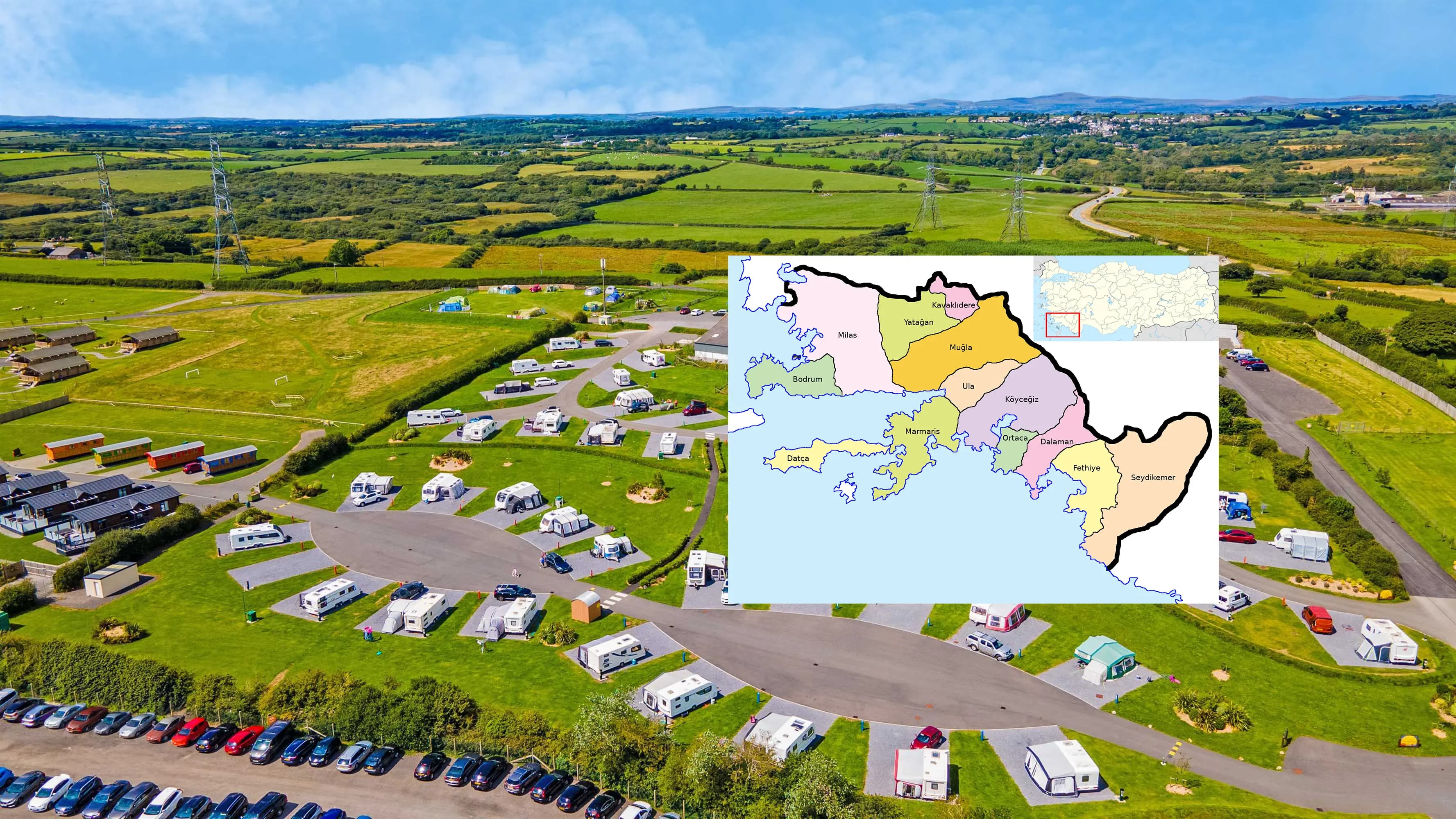 Muğla Ücretli Karavan Kamp Alanları