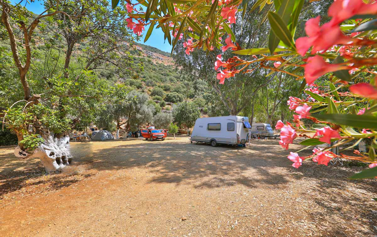 kaş olmypos mocamp karavan kampı